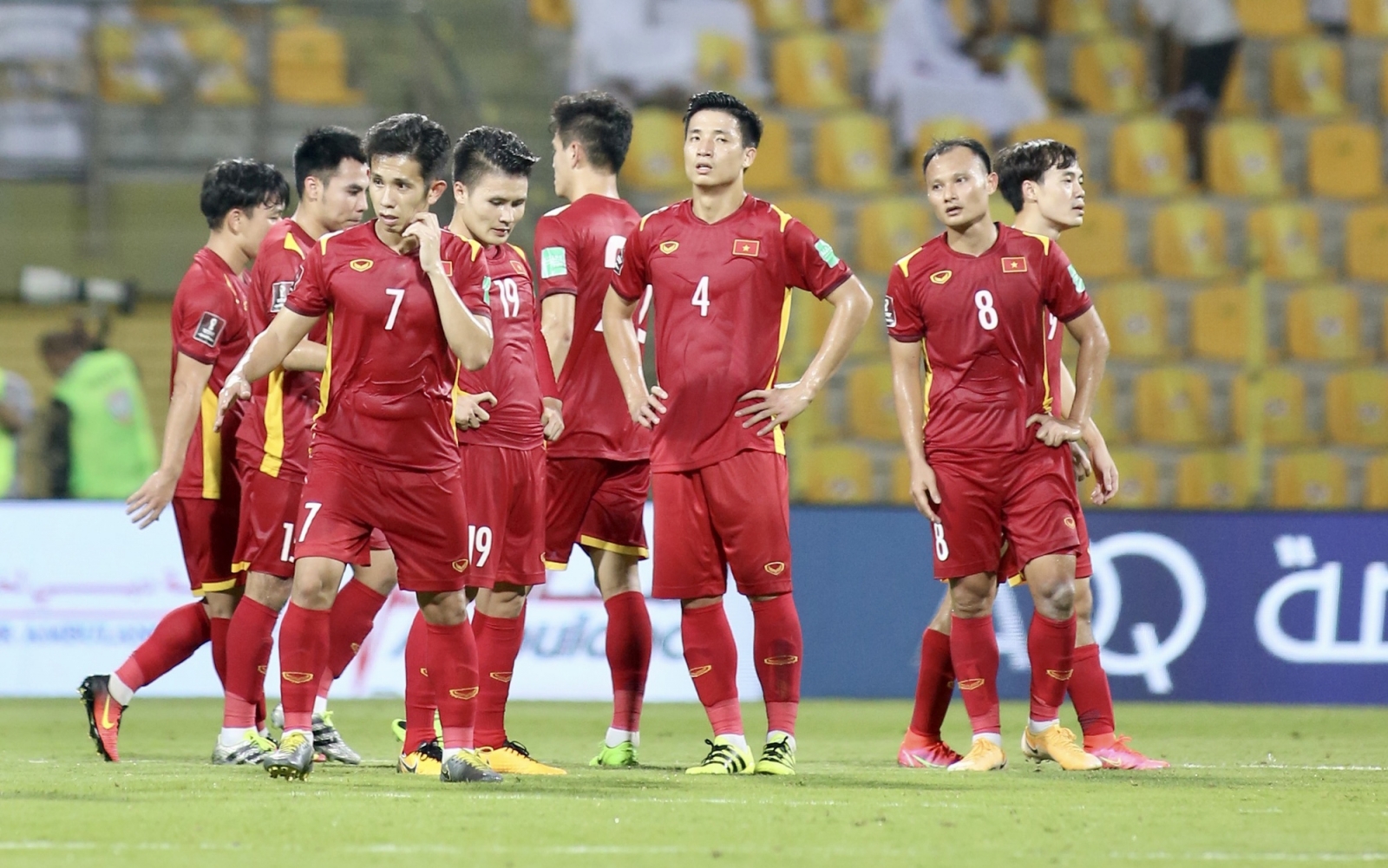 Đội tuyển Việt Nam là đội yếu nhất trong bảng B vòng loại World Cup 2022